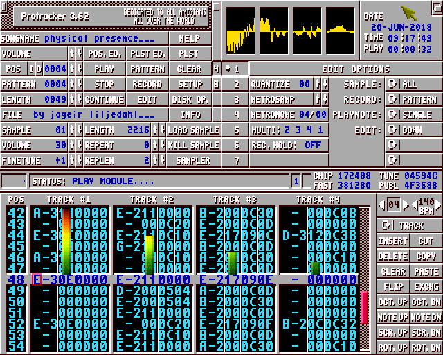 GitHub - NardJ/ModTrack-for-Python: Player of mod files and inline  track-data (old Amiga music format) coded in Python.